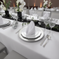 Bishop's Hat Fold - Corporate Gala White Scuba 20x20 Napkin (5 pcs/pack) 