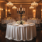 Black Candelabra – Indoor Ballroom Reception