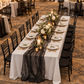 Black Cheesecloth Runner – Ballroom Overhead