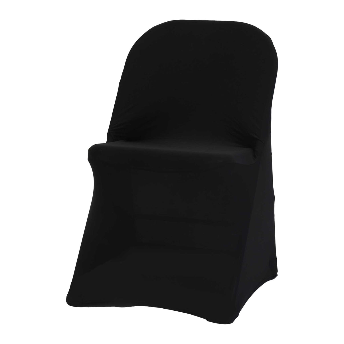 Black Spandex Folding Chair Cover CV Linens™