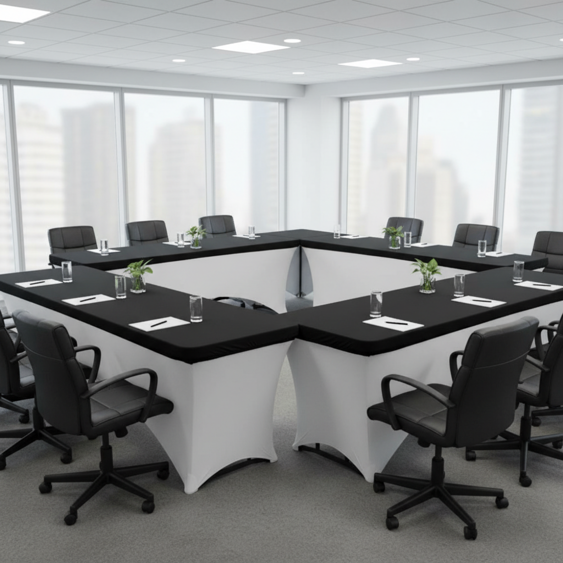 Boardroom – Black Spandex Table Topper