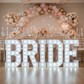 BRIDE – 4ft Tall LED Marquee Letters Bridal Shower
