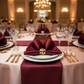 Burgundy Lamour Satin Napkin 