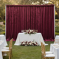Burgundy Velvet Drape – Outdoor Multi-Panel