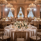 Champagne Satin Tablecloth – Indoor Wedding