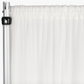 Chiffon Curtain Drape 12ft H x 58" W Panel - Light Ivory/Off White
