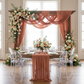 Chiffon Fabric Bolt 58" x 10 yards - Rust.
