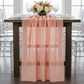 Coral Chiffon Table Runner - Zoom Lifestyle