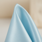Close-Up Satin Napkin 20x20 Baby Blue