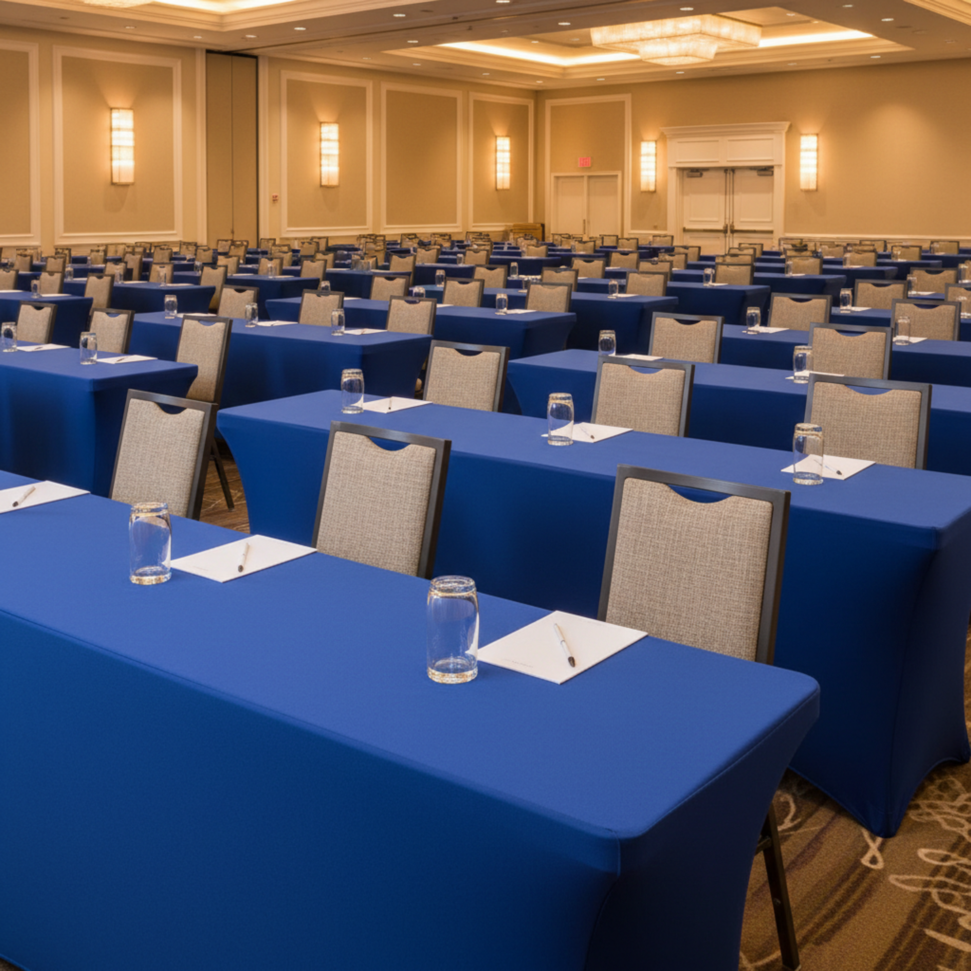 Conference Event - Royal Blue Spandex Table Cover