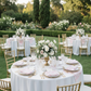 Coral French Toile Napkin – Outdoor Wedding