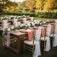 Coral Premium Polyester Napkin Outdoor Wedding Reception