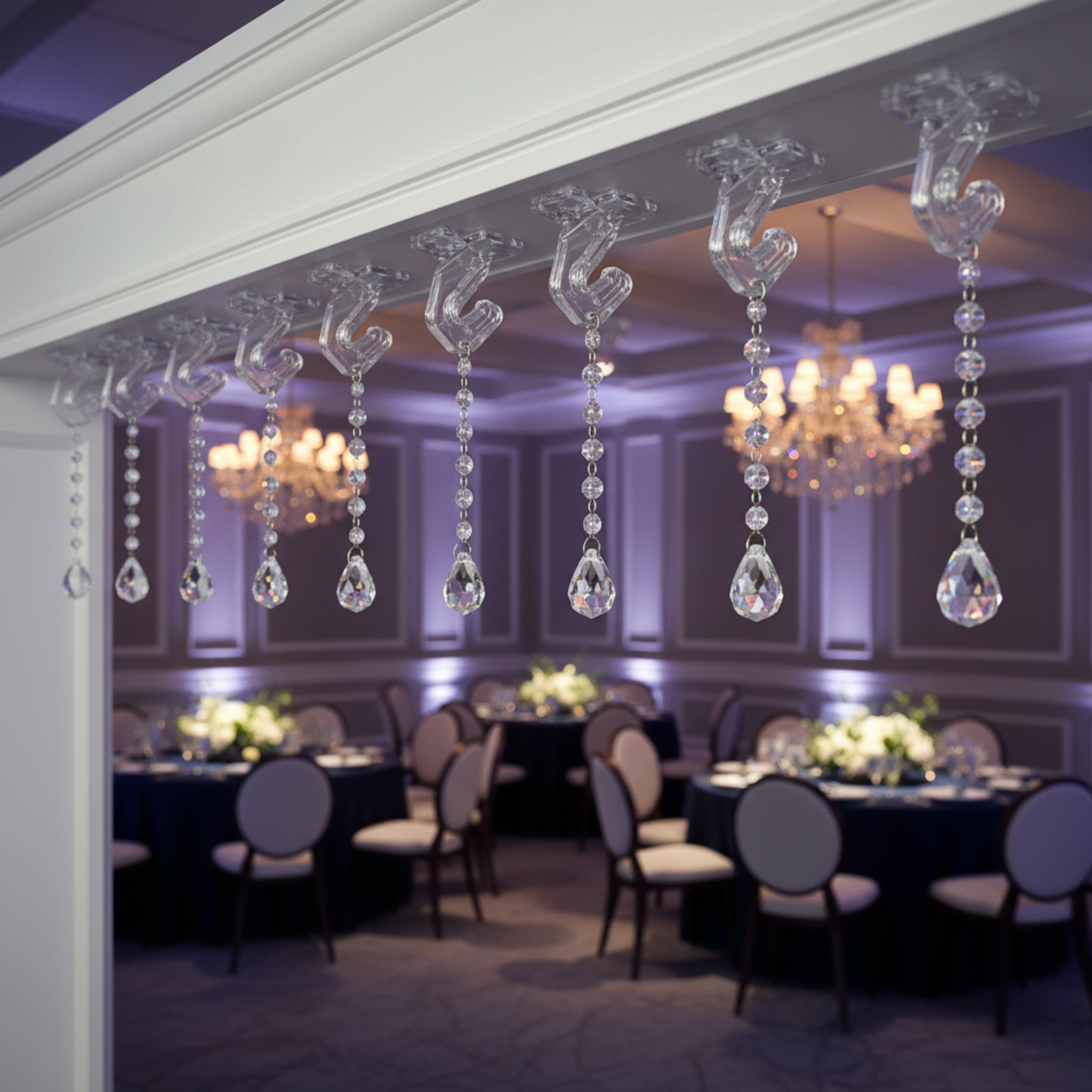 Corporate Gala – Multiple Ceiling Hooks