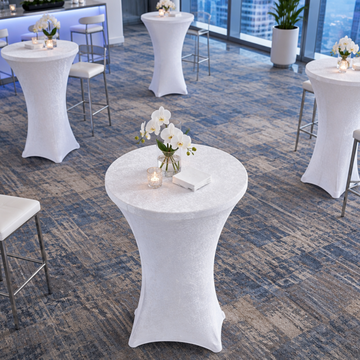 Corporate Reception Overhead View