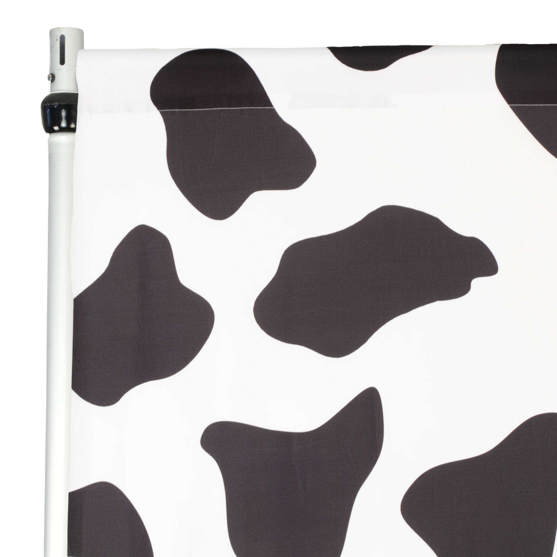 Cow Animal Print Spandex 4-way Stretch Drape Curtain 12ft H x 60" W