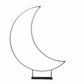 6.5ft Crescent Moon Arch Backdrop Stand