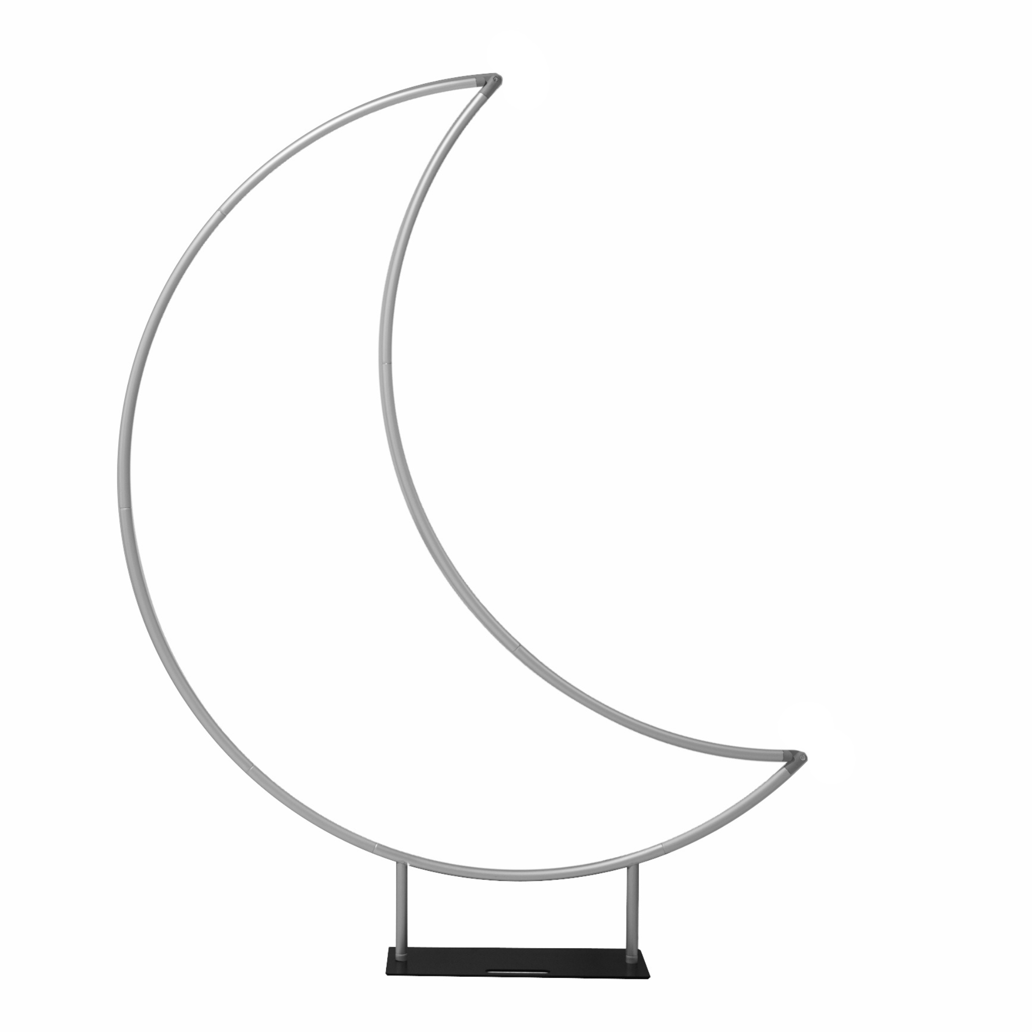6 5ft Crescent Moon Arch Backdrop Stand Elevate Your Event Decor CV 6 5ft crescent moon arch backdrop stand elevate your event decor cv