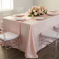 Crinkle Shimmer 90"x156" Rectangular Tablecloth - Blush/Rose Gold