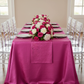 Crinkle Shimmer 90"x156" Rectangular Tablecloth - Fuchsia.