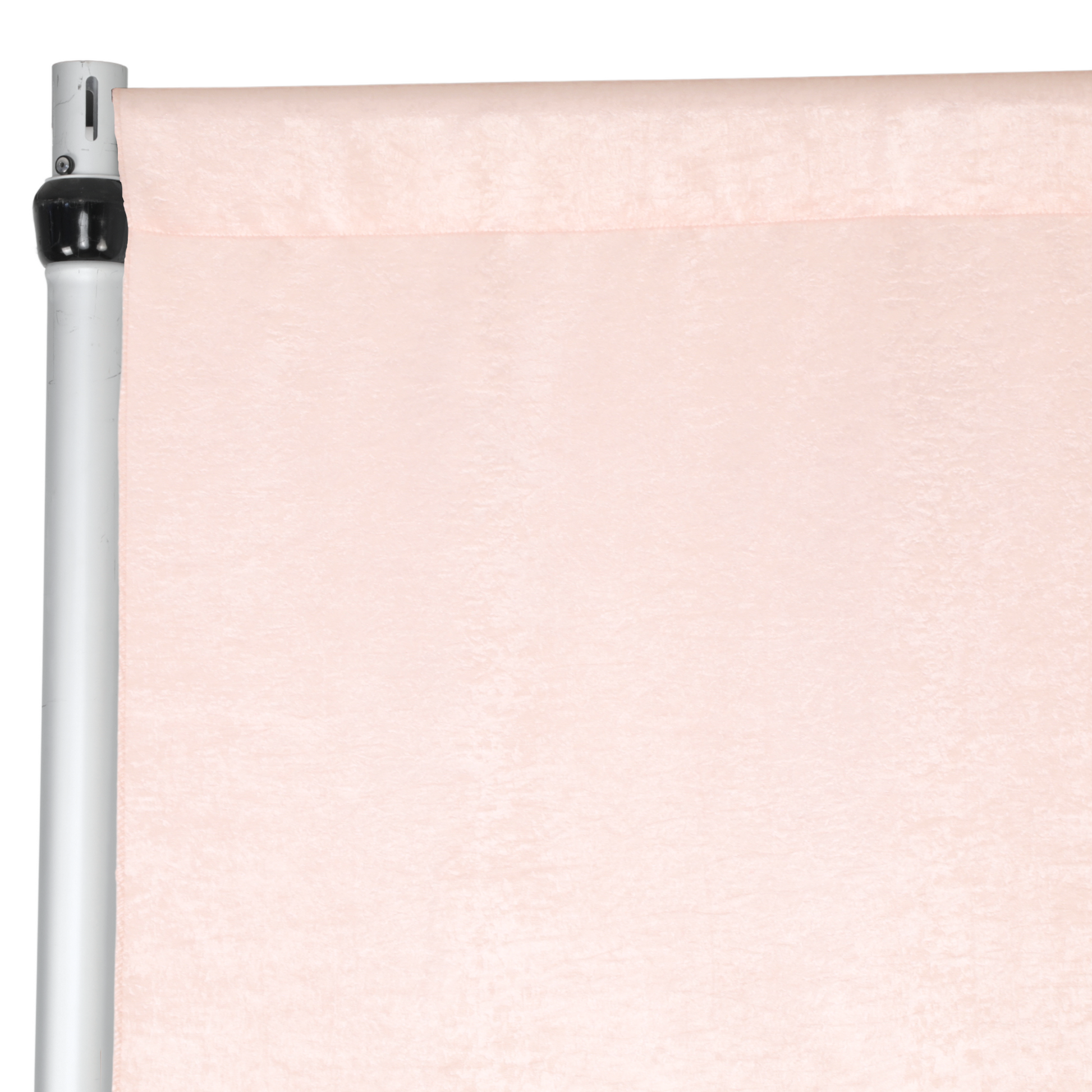 Crinkle Shimmer 12ft H x 52" W Drape/Backdrop Panel - Blush/Rose Gold