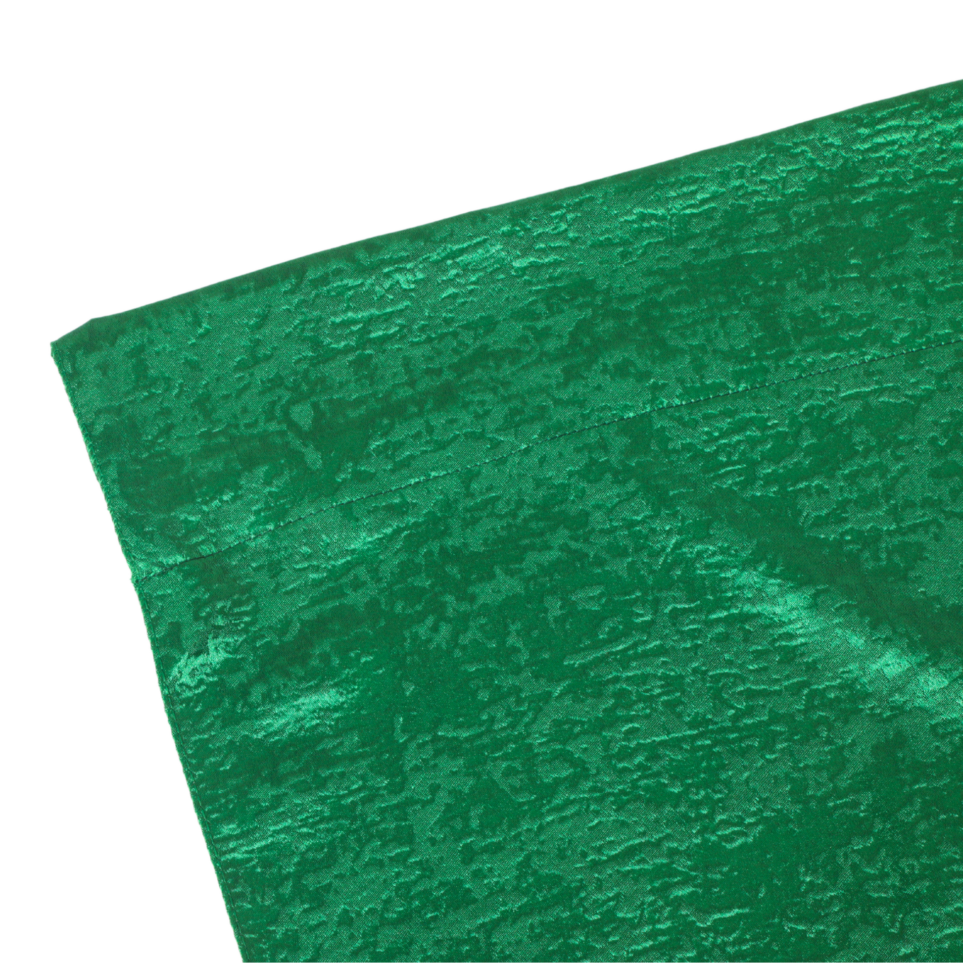 Crinkle Shimmer 10ft H x 52" W Drape/Backdrop Panel - Emerald Green