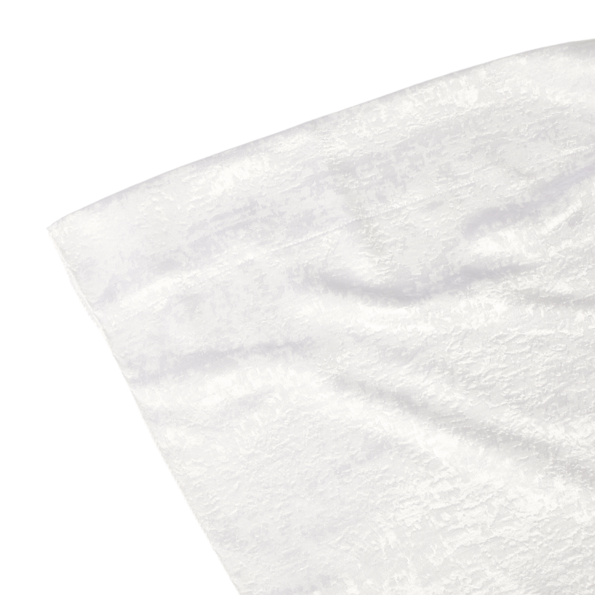 Crinkle Shimmer 10ft H x 52" W Drape/Backdrop Panel - Light Ivory/Off White