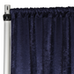 Crinkle Shimmer 12ft H x 52" W Drape/Backdrop Panel - Navy Blue