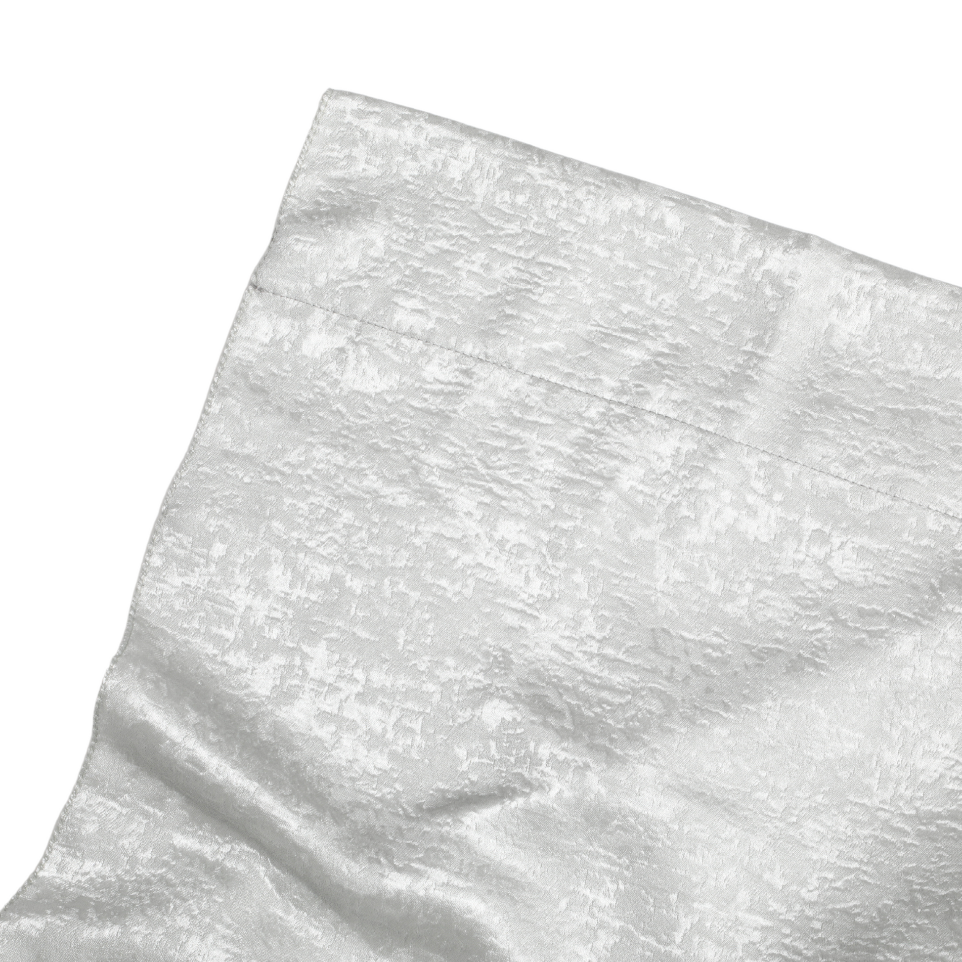 Crinkle Shimmer 10ft H x 52" W Drape/Backdrop Panel - Silver