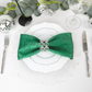 5 pcs/pk Crinkle Shimmer Napkin 20"x20" - Emerald Green