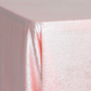 Crinkle Shimmer 90"x156" Rectangular Tablecloth - Blush/Rose Gold