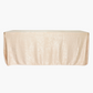 Crinkle Shimmer 90"x132" Rectangular Tablecloth - Champagne