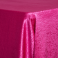 Crinkle Shimmer 90"x156" Rectangular Tablecloth - Fuchsia