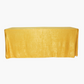 Crinkle Shimmer 90"x156" Rectangular Tablecloth - Gold
