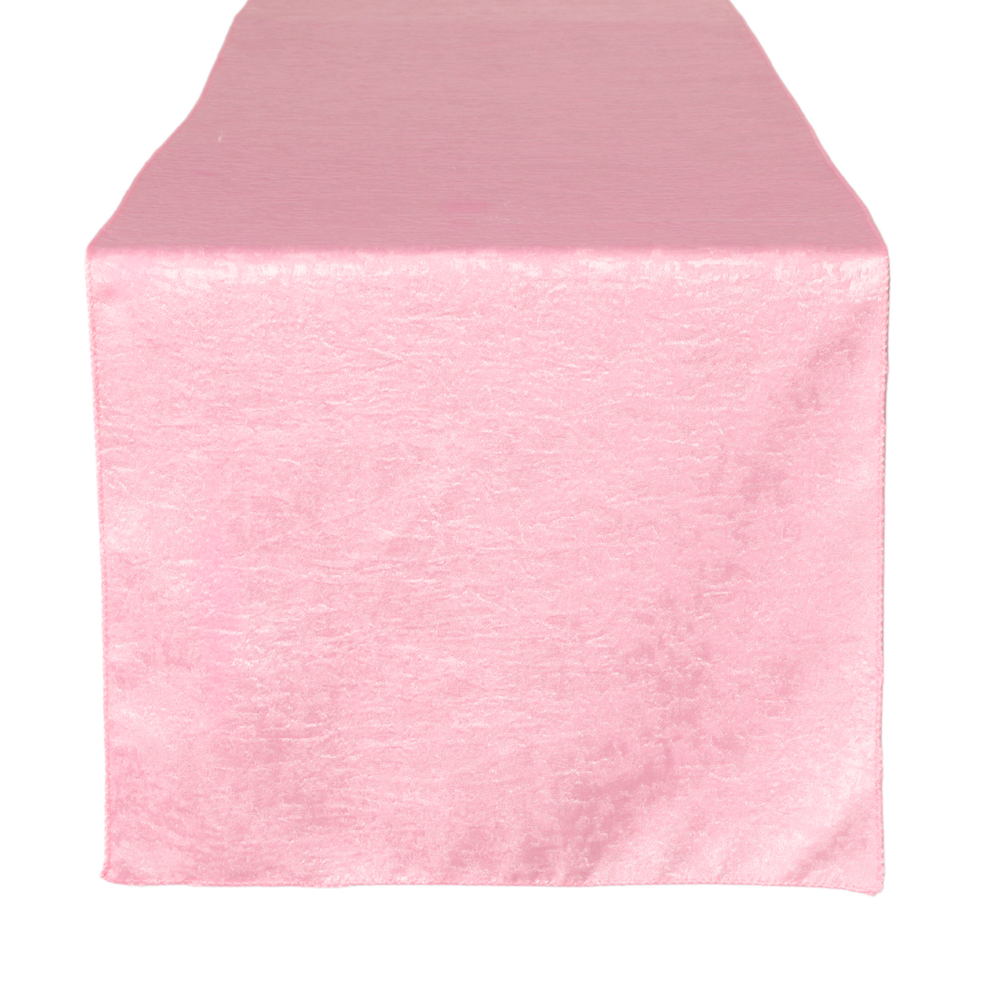 Crinkle Shimmer Table Runner - Pink