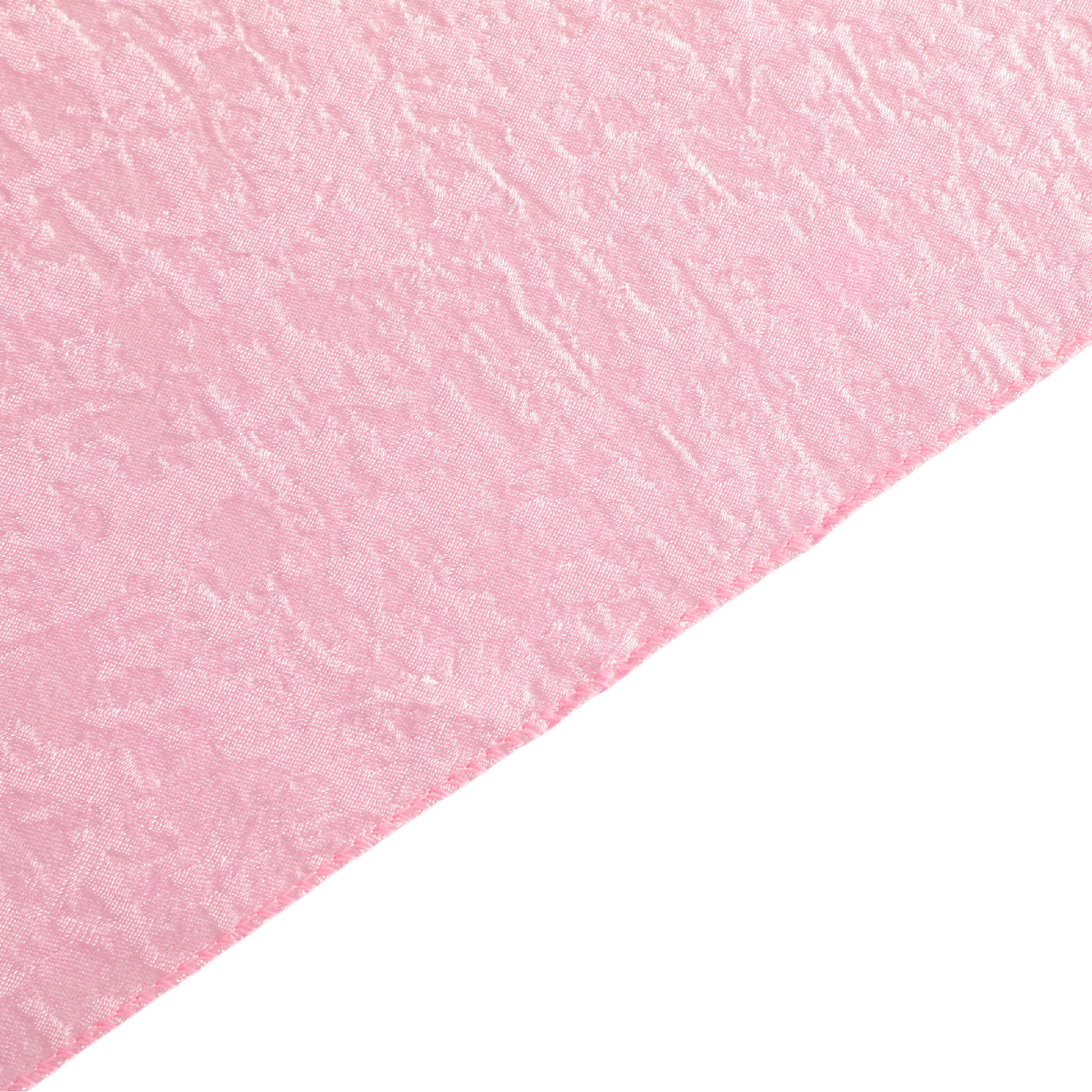 Crinkle Shimmer Table Runner - Pink