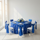 Curly Willow 17ft Table Skirt - Royal Blue.