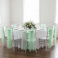 Curly Willow Chair Sash - Mint Green.