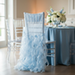 Curly Willow Chiavari Chair Back Slip Cover - Baby Blue.