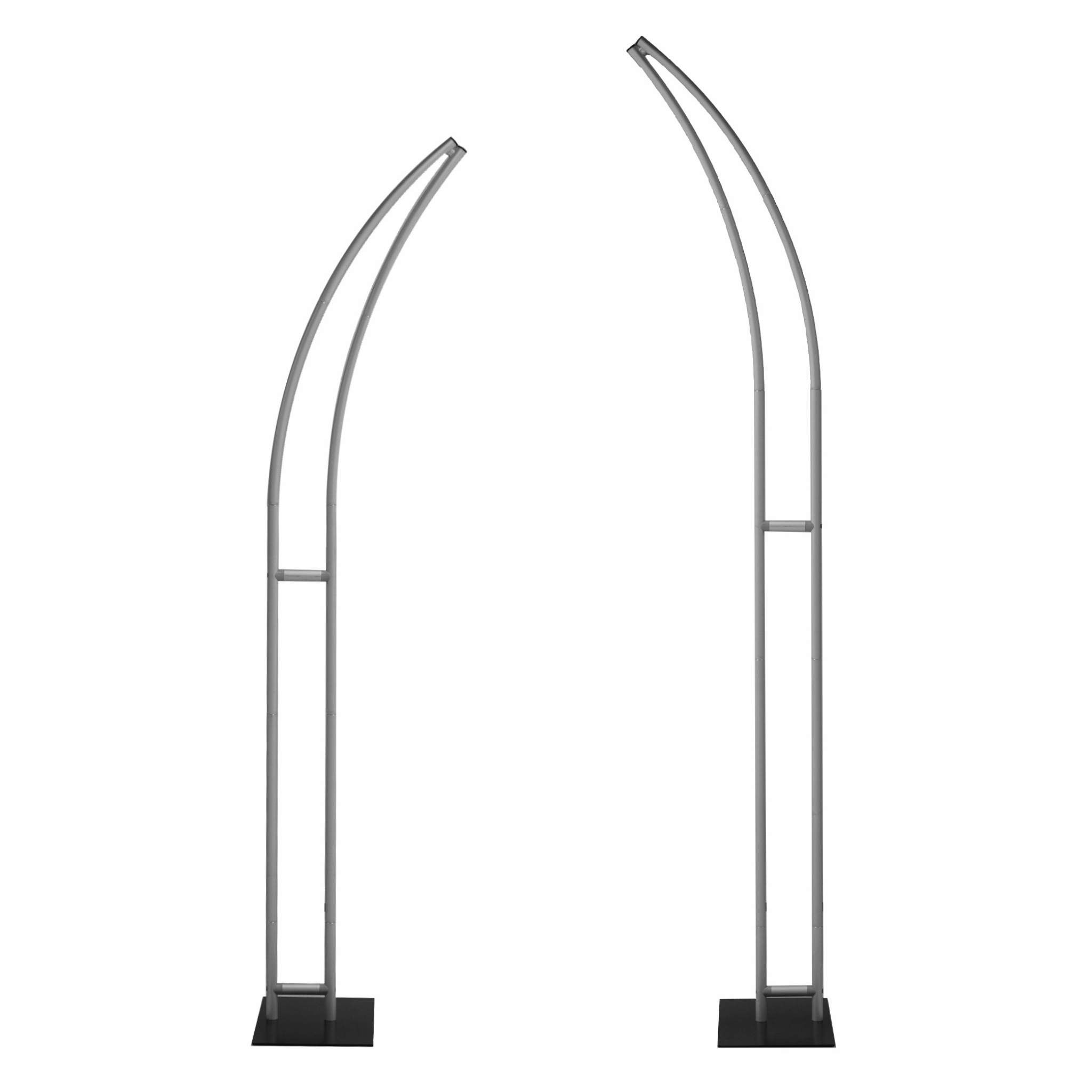 Curved Cv Racks 2pc Curved Arch Backdrop Frame Stand - CV Linens™