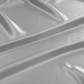 Detail View - Silver Satin 132" Round Tablecloth