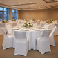 Dinner Party White Contemporary Lifetime Spandex Folding Chair Cover