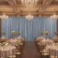 Dusty Blue 12FT Velvet Drape - Indoor