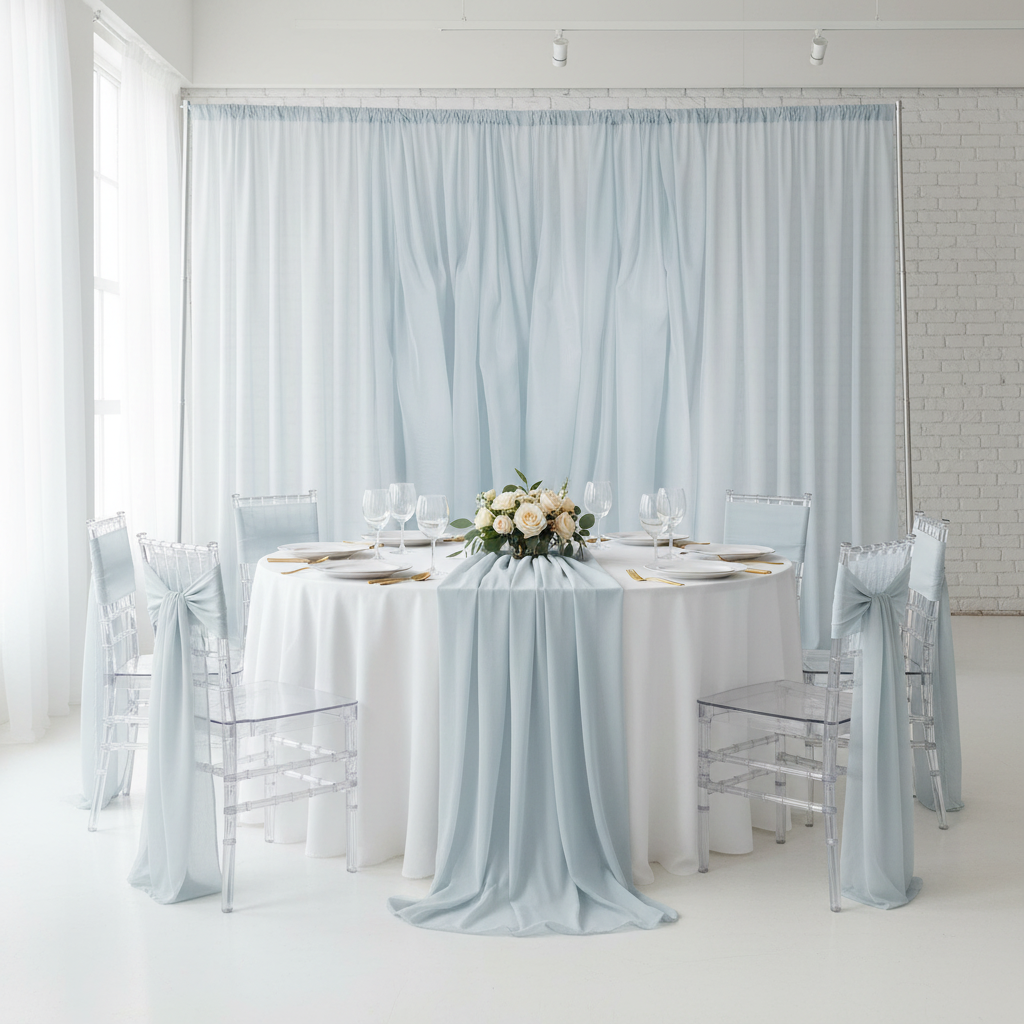 Sheer Voile Flame Retardant (FR) 14ft H x 118