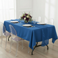 Economy Polyester Tablecloth 60"x120" Rectangular - Royal Blue