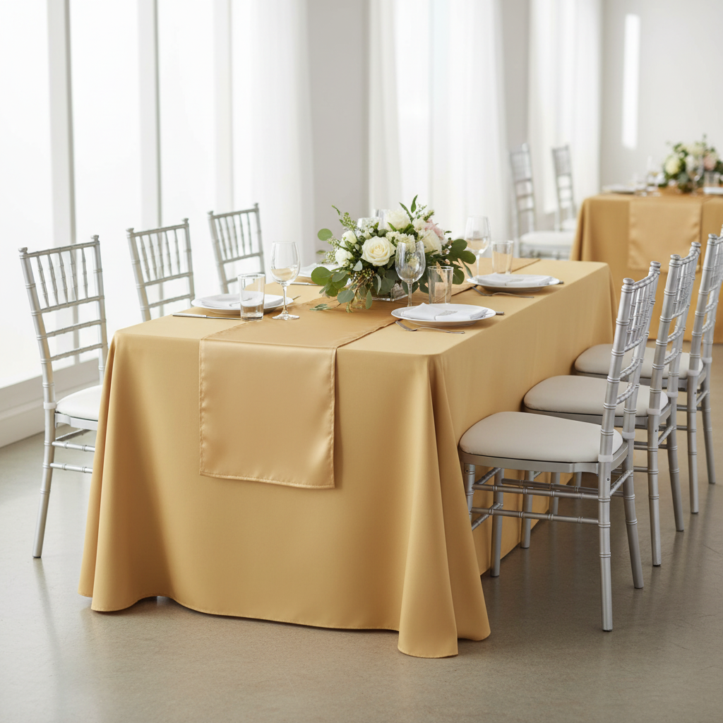 Economy Polyester Tablecloth 90