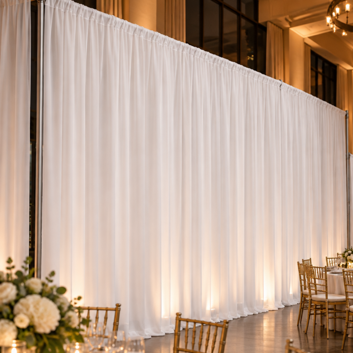 Evening gala, low diagonal angle