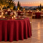 Evening terrace, wide low angle