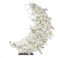 Floral 3D Backdrop for Crescent Moon Stand - White