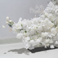 Floral 3D Backdrop for Crescent Moon Stand - White