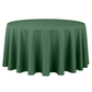 Premium Polyester 120" Round Tablecloth - Forest Green